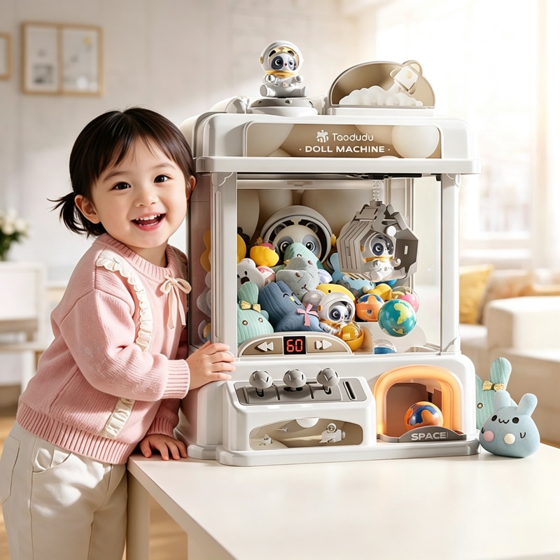 Coin Pusher Machine - Children Mini Claw Machine Automatic Coin