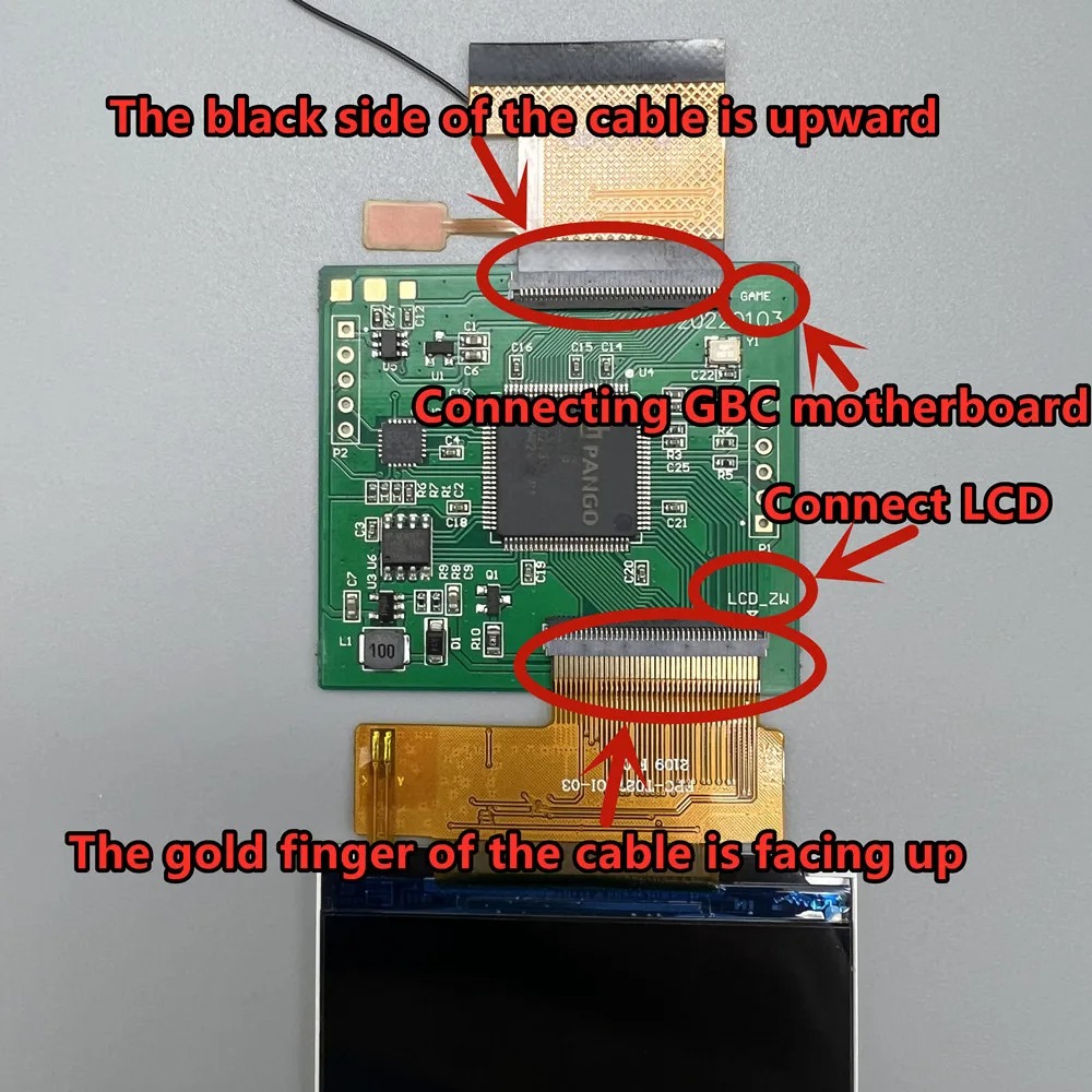 Original Size New 2.45 GBC IPS - đánh giá và giá Lcd Screen Arcade