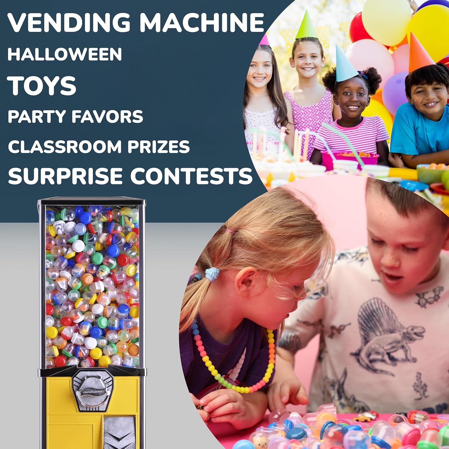 100-500PCS Empty Round Capsule - đánh giá và giá Prize Capsule Toy Machine