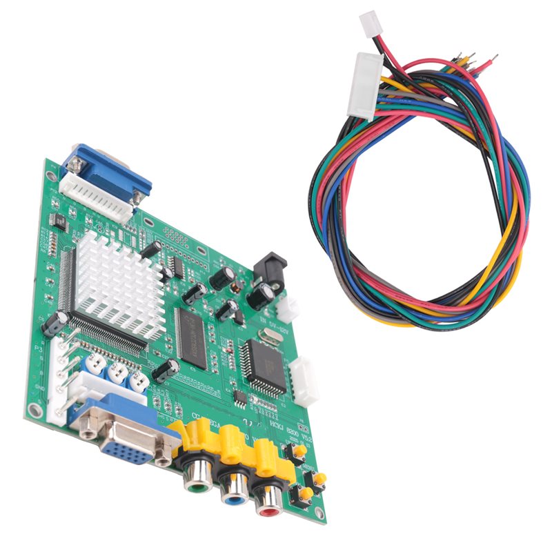 GBS8200 CGA/EGA/YUV/RGB To VGA - đánh giá và giá Usb Game Board Jamma