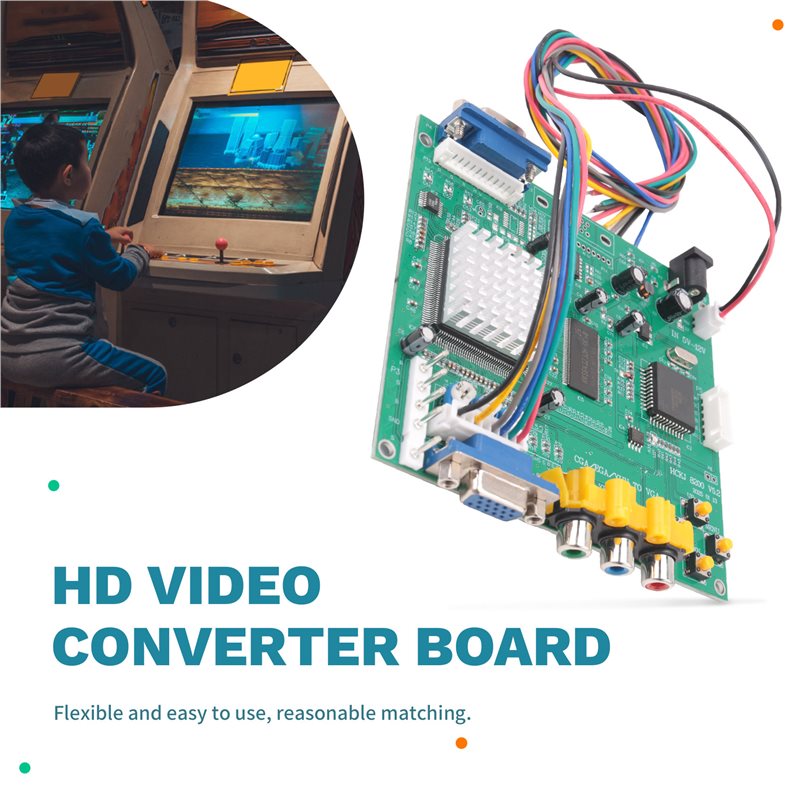 GBS8200 CGA/EGA/YUV/RGB To VGA - đánh giá và giá Usb Game Board Jamma