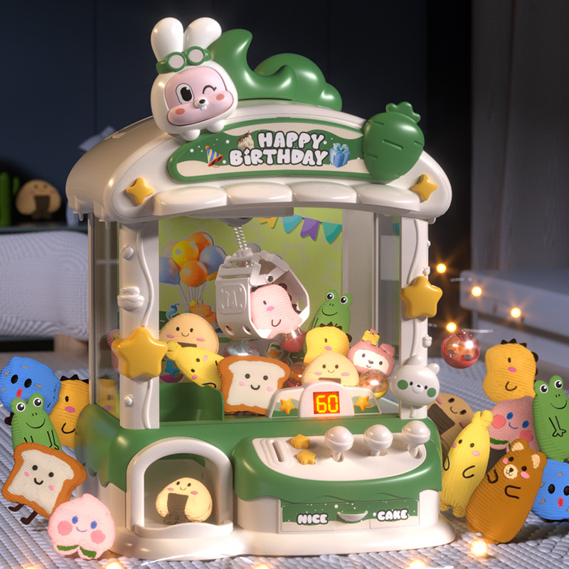 Cartoon Claw Game Machine Rabb - đánh giá và giá Coin Pusher Machine