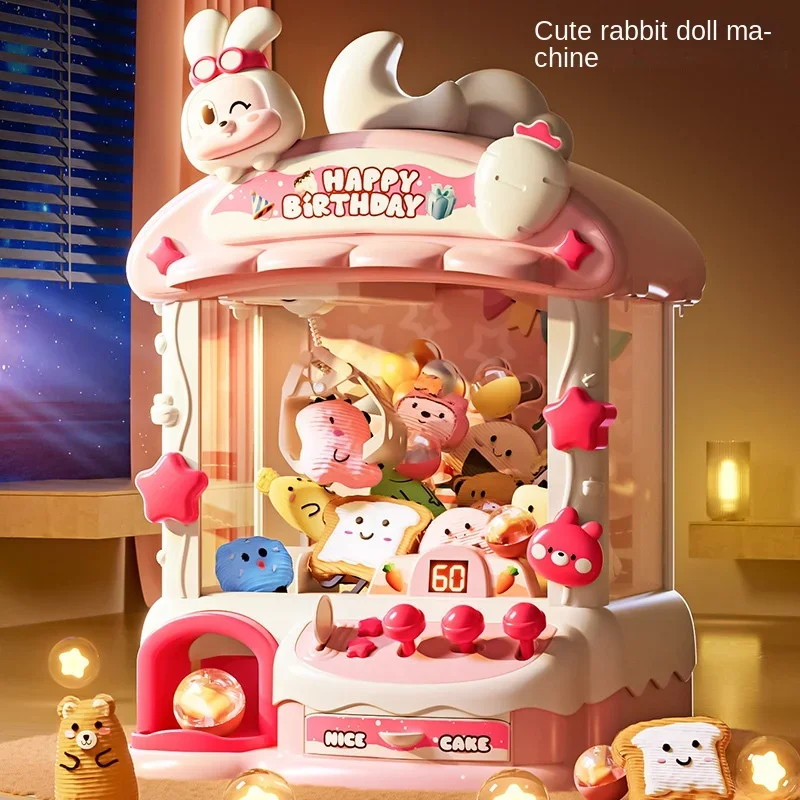 Cartoon Claw Game Machine Rabb - đánh giá và giá Coin Pusher Machine