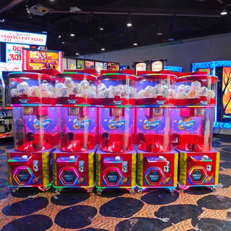 Amusement Park Metal Coin Oper - đánh giá và giá Prize Capsule Toy Machine