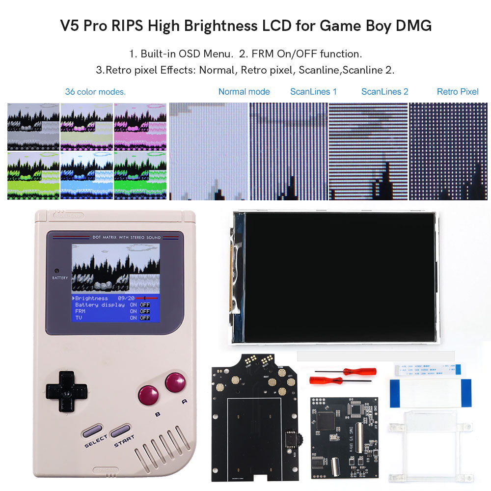 HISPEEDIDO For GB Dmg V5 Pro 3 - đánh giá và giá Lcd Screen Arcade