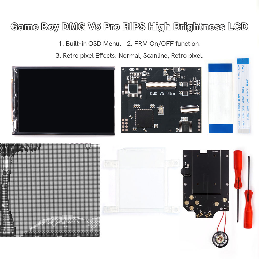 HISPEEDIDO For GB Dmg V5 Pro 3 - đánh giá và giá Lcd Screen Arcade