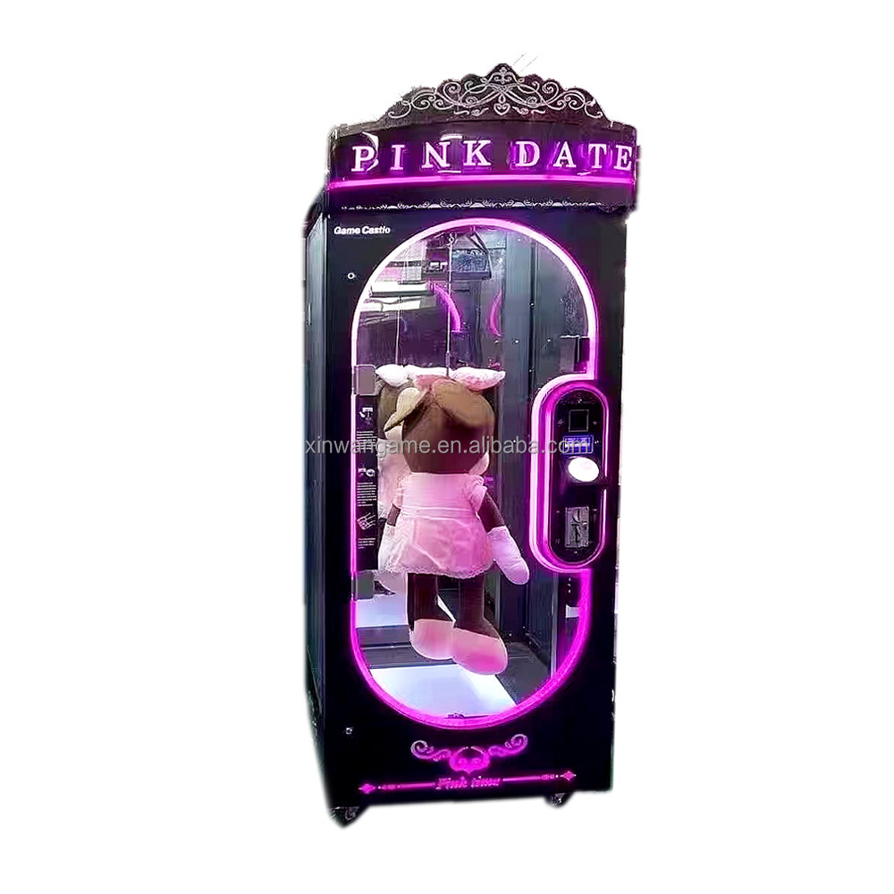 Pink Date Gift Pluche Plush Ki - đánh giá và giá Arcade Toy Claw Vending Machine