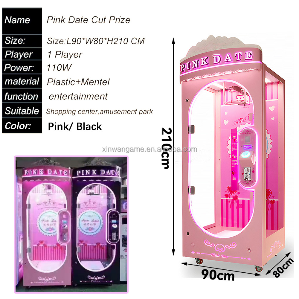 Pink Date Gift Pluche Plush Ki - đánh giá và giá Arcade Toy Claw Vending Machine