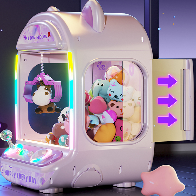 DIY Purple Automatic Doll Mach - đánh giá và giá Claw Crane Machine