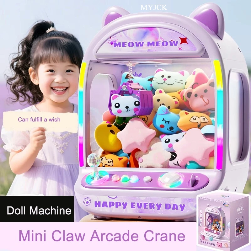 DIY Purple Automatic Doll Mach - đánh giá và giá Claw Crane Machine